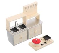 Kisangel Jouets De Cuisine pour Garçon Fille Cuisinière à Induction pour Maison De Poupée Jeu De Simulation Miniature Accessoire De Cuisine Jouet De Cuisinière