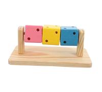Kisangel Jouets Enrichissement pour Hamsters Jouets à Mâcher pour Lapins Plateforme Bois pour Petits Animaux Accessoires pour Hamsters Et Gerbilles
