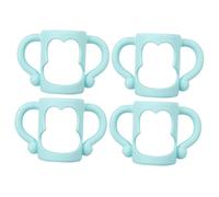 Kisangel Jouets Pour Enfants 4 Pièces Poignée De Niveau 3 De Dentition Sensoriel Pour Bébés Dr. Bouteilles Brunes Col Large Antidérapante Gel De Silice Tout-petit Biberon De Bébé