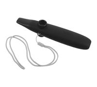 Kisangel Kazoo Débutant à Double Trou Noir en Plastique Compact, Instrument de Musique Facile à Apprendre pour Fêtes et Performances, pour Musiciens et Garçon et Filles, Présent Musical