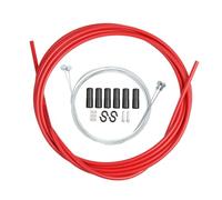 Kisangel Kit Câble et Gaine Frein Vélo Rouge et Puissant Compatible Route et Pliant Câble et Arrière pour Freinage Fluide