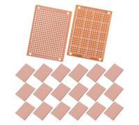 Kisangel Kit de 30 cartes de prototypage PCB, plaque à perforation simple face de 2,76 x 2 pouces