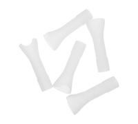 Kisangel Kit de 5 Embouts Buccaux en Silicone pour Bouteille d'eau Design Ergonomique, Compatibles Plupart des Pailles, Accessoires Pratiques pour Gourde Blanche