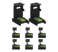 Kisangel Kit de 8 Outils de Recharge pour Cartouches d'encre Jet | Support de remplissage d'encre avec clip pour l'entretien des imprimantes de bureau à domicile, support de rangement