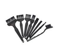 Kisangel Kit de Brosses Antistatiques Nylon pour Nettoyage Ordinateur et Petits Espaces Manche Plastique Portable Élimination Poussière et Charges Statiques pour Clavier et Électronique