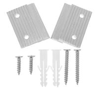 Kisangel Kit de Fixation Murale Z Aluminium avec Crochet Tableau à Taquet Français Support Réglable pour Cadres Photo Miroirs et Œuvres Art Installation Facile avec Pré-perçage pour Maison