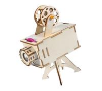 Kisangel Kit DIY Projecteur Bois Éducatif Stem pour Garçon Fille Jeu Scientifique de Construction Manuelle Matériel Pédagogique pour Développement Créatif et Compétences Communication