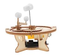 Kisangel Kit DIY Système Solaire Bois pour Garçon Fille Modèle Orbite Terre Lune Jeu Scientifique Educatif pour Apprentissage Interactif des et Célestes