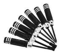 Kisangel Kit D'outils 7-en-1 pour Modèles Réduits Rc Tournevis en Acier Solide et Alliage D'aluminium, Adapté aux Avions et Hélicoptères Radiocommandés