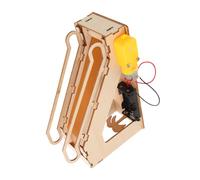 Kisangel Kit Éducatif Escalator Électrique Bois DIY Modèle Miniature Jeu Scientifique Stem pour Garçon Fille Projet Manuel Exploration Mécanique et Électrique