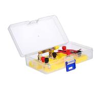 Kisangel Kit Expérimentation de Circuits Électriques pour Débutants Coffret Éducatif pour Apprentissage des Circuits Série et Matériel et Portable pour Étudiants et Enseignement