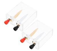 Kisangel Kit Pédagogique Batterie Eau Salée 2 Pièces, Boîte Expérimentation Scientifique Portable, Outils Stem Réutilisables pour Projets Éducatifs Physique et Chimie en Laboratoire