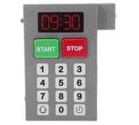Kisangel Kitchen Toy Microwave Timer Replacement for Pretend Play with Sound Easy Install Educational Role Playing Accessory for Kitchen Sets