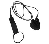 Kisangel Laisse de Pagaie Robuste, Laisse de Planche de Surf, TPU, Noir, Anti-Tangle, Haute Résistance, Portable, pour Fish Board et Fun Boards, Pagayage et Sports Nautiques