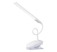 Kisangel Lampe de Bureau LED Clip Double 2000Mah Rechargeable Lumière Non Agressive Veilleuse de Chevet Lampe de Lecture pour Étudiants Chambre Bureau Présent