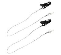 Kisangel Lanière Anti-perte pour Appareil Auditif Clip Facile à Fixer et Retirer, en Nylon et Silicone, pour Seniors Actifs en Voyage, Lot de 2 Pièces