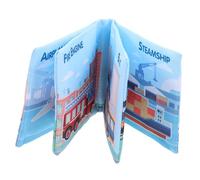 Kisangel Livre en Tissu Éducatif pour Bébé 4 Pages Doux et Développement Cognitif Tissu Non Tissé d'Anniversaire pour Tout-Petits