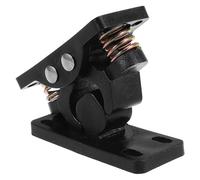 Kisangel Loquet à Ressort Robuste pour Porte de Camping et Remorque Verrou de Sécurité Alliage de Zinc Maintien Puissant avec Mécanisme à Bille Verrouillage Fiable Noir pour Porte de Box