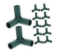 Kisangel Lot de 12 Arceaux De Jardin Robustes pour Raccords De Plantation pour Poteaux Accessoires De Poteaux De Jardin Et Construction De Meubles Connecteurs De Cadre De Tente