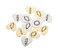 Kisangel Lot De 12 Boucles Auto-adhésives Cœur Pour Coque De Téléphone Diy, Accessoires Métalliques En Alliage Doré Et Argenté, Décoration Présent Bricolage Pour Création Personnalisée