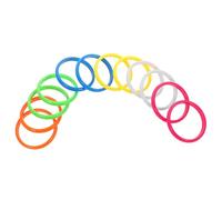 Kisangel Lot De 12 Bracelets Pour Femme Accessoires Pour Événements Pour Fête Manchettes Bracelets En Plastique Colorés Style Rétro Souples Colorés En Abs