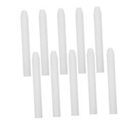 Kisangel Lot de 12 Craies sans Poussière Hydrosolubles 8 Cm X 0,9 Cm, Craies Multifonctionnelles Blanches pour Tableau Noir, Usage Intérieur et Extérieur, Accessoire Peinture