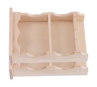 Kisangel Lot de 2 armoires Miniatures : Armoire de Rangement Miniature pour Maison de poupée, Style Rustique, Placard Suspendu en Bois pour décoration de Maison de poupée, Accessoires de Cuisine et