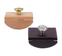 Kisangel Lot de 2 Buvards à Bascule en Bois pour École, Absorption Rapide d'encre, Outil Réutilisable de Séchage pour Calligraphie et Tampons, pour Bureaux