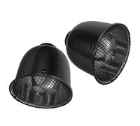 Kisangel Lot de 2 Capuchons en Grillage Anti-brûlure pour Lampe Chauffante de 5,5 Pouces, Protection en Maille Renforcée pour Volailles et Bétail, Isolation Thermique Efficace