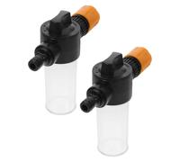 Kisangel Lot de 2 Chasse-Eau pour Moteur de Bateau, Spray moussant pour Le Nettoyage des Voitures, Plastique Transparent Noir, pour Moteurs Hors-Bord et in-Bord, rinçage du Moteur Marin