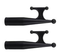 Kisangel Lot de 2 Crochets de Bateau en Plastique pour Gaffe et Amarrage, Pièces de Rechange Compatibles Bateaux de Pêche et Kayak