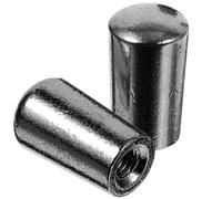 Kisangel Lot de 2 Embouts de Commutateur en Métal 3,5 Mm pour Guitare Électrique, Casquettes de Potentiomètre Noires, Accessoires de Guitare Électrique, Compatibles Sélecteur de Micros,