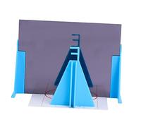 Kisangel Lot De 2 Miroirs Plans Équipement Pédagogique D'Expérimentation Équipement D'Imagerie par Miroir Équipement Scientifique Équipement De Physique Plastique Bleu