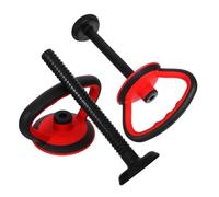 Kisangel Lot de 2 Poignées Réglables pour Kettlebell en Métal Base et Écrou Accessoires de Musculation Compacts pour Entraînement Fonctionnel à Domicile et Salle de Sport