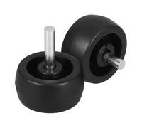 Kisangel Lot De 2 roulettes pour Pied De Parasol De Terrasse Remplissable, Accessoires pour Supports De Parasol De Jardin Et Plage, Roues Pivotantes Solide pour Mobilité Facilitée