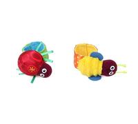 Kisangel Lot De 2 Set De Hochets De Poignet Pour Bébé, Jouets Sensoriels Coccinelle Et Abeille, Légers Et Solide, Adaptés -nés, Développement Tactile Et Éveil Des Tout-petits