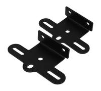 Kisangel Lot de 2 Supports Arrière pour Porte-Bagages Vélo en Alliage D'aluminium, Réflecteurs de Sécurité Réfléchissants, Fixation Stable par Pince, Adaptés aux VTT et Vélos de Route,