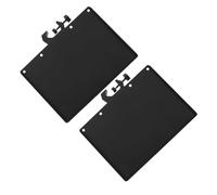 Kisangel Lot de 2 Supports Micro à Pince Plateau de Fixation 24 X 17,5 CM Noir pour Utilisation en Bureau et Home Studio