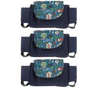 Kisangel Lot De 3 De Rangement Pour Poussette Organiseur De Poussette Porte-gobelet Pochette De Rangement Multifonctionnelle Pour Bébé À Langer Léger