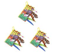 Kisangel Lot De 3 Livres Pour Bébés Jouets Pour Tout-petits Livre En Tissu Livre De Développement Cognitif Pour Nourrissons