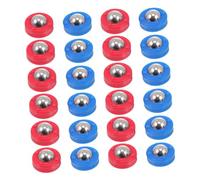 Kisangel Lot de 30 Boules De -Foot Accessoires De Table De Shuffleboard Palets Coulissants Accessoires De Shuffleboard Rouleaux De Rechange Mini Palets