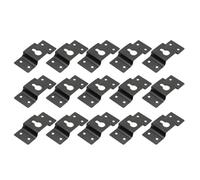Kisangel Lot de 30 Crochets de Fixation Murale en Fer Plaques Suspendre pour Haut-Parleur Audio Surround Supports Robustes pour Enceintes Accessoires de Montage Muraux pour Home Cinéma