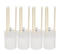 Kisangel Lot de 4 arroseurs automatiques pour tuteur en Mousse, système d'arrosage Lent et progressif, Dispositif d'arrosage Automatique réglable pour tuteur en Mousse - Piquet d'