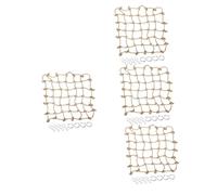 Kisangel Lot De 4 Balançoires pour Perroquets Cage Nid Filet Descalade Jouet pour Perroquet Filet Tissé Suspendu