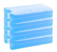 Kisangel Lot de 4 Blocs Réfrigérants pour Ventilateur Rafraîchisseur d'air 400 ML, Glace Préremplie sans Ajout d'eau, Glacières Portables Réutilisables, Camping et Conservation