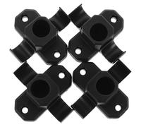 Kisangel Lot De 4 Connecteurs De Fixation pour Pieds De Meubles Dextérieur en Plastique Robuste pour La Réparation De Meubles