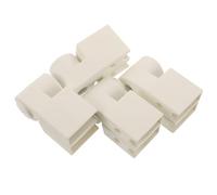 Kisangel Lot de 4 connecteurs pour Parc bébé - Joints d'angle pour Parc bébé - Raccords coudés pour Panneaux de clôture de pour Tout-Petits - Montage Facile à Faire soi-même