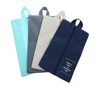 Kisangel Lot De 4 Organiseurs De Chaussures Portables pour Le Voyage - Organisateur De Chaussures Économique en Nylon Robuste Idéal pour Les Sports De Plein Air Et Les Voyages