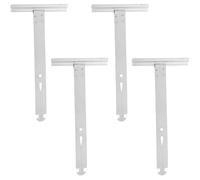 Kisangel Lot de 4 Pièces de Réparation pour Volets en Acier Inoxydable Argenté Crochet Unique, Durabilité et Compatibilité pour Volets Roulants