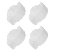 Kisangel Lot de 4 protections de poignées de porte en silicone - Protection phosphorescente pour poignées de porte d'appartement ou de maison - Manchon antistatique et antidérapant pour
